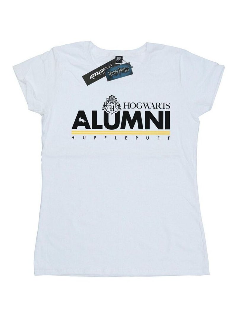 Harry Potter - T-shirt HOGWARTS HUFFLEPUFF Blanc - Kiabi