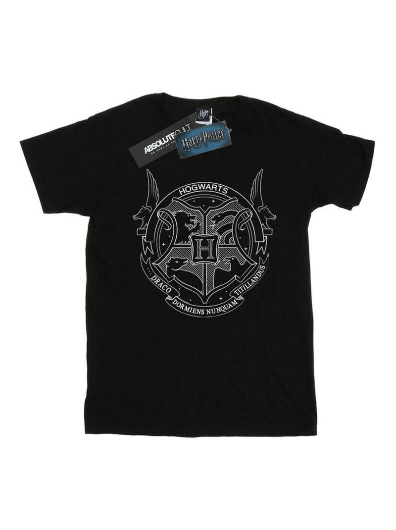 Harry Potter - T-shirt HOGWARTS Noir - Kiabi