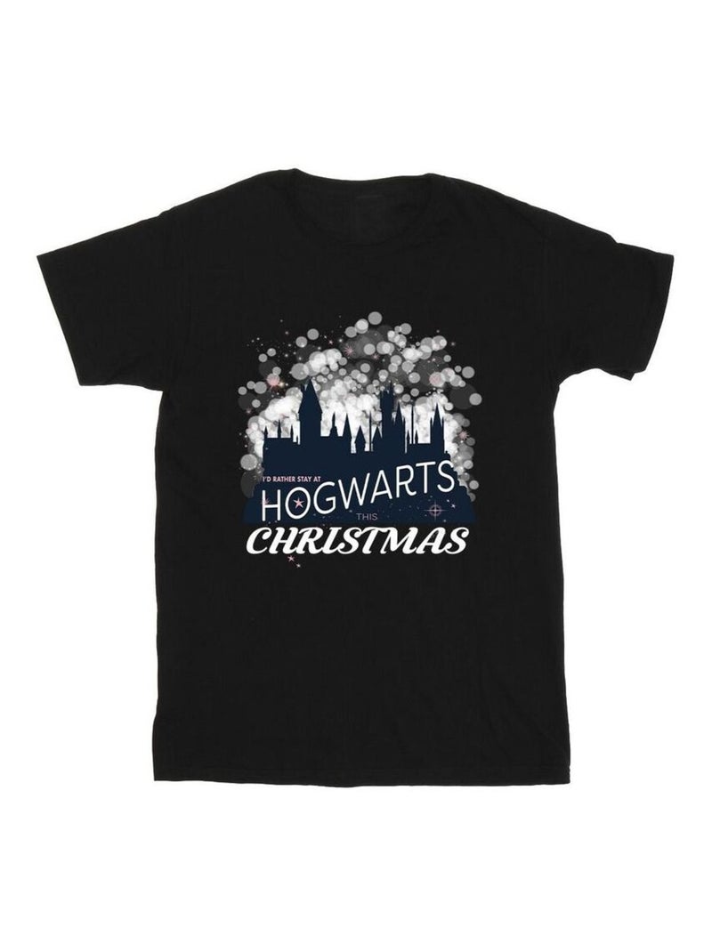 Harry Potter - T-shirt HOGWARTS Noir - Kiabi