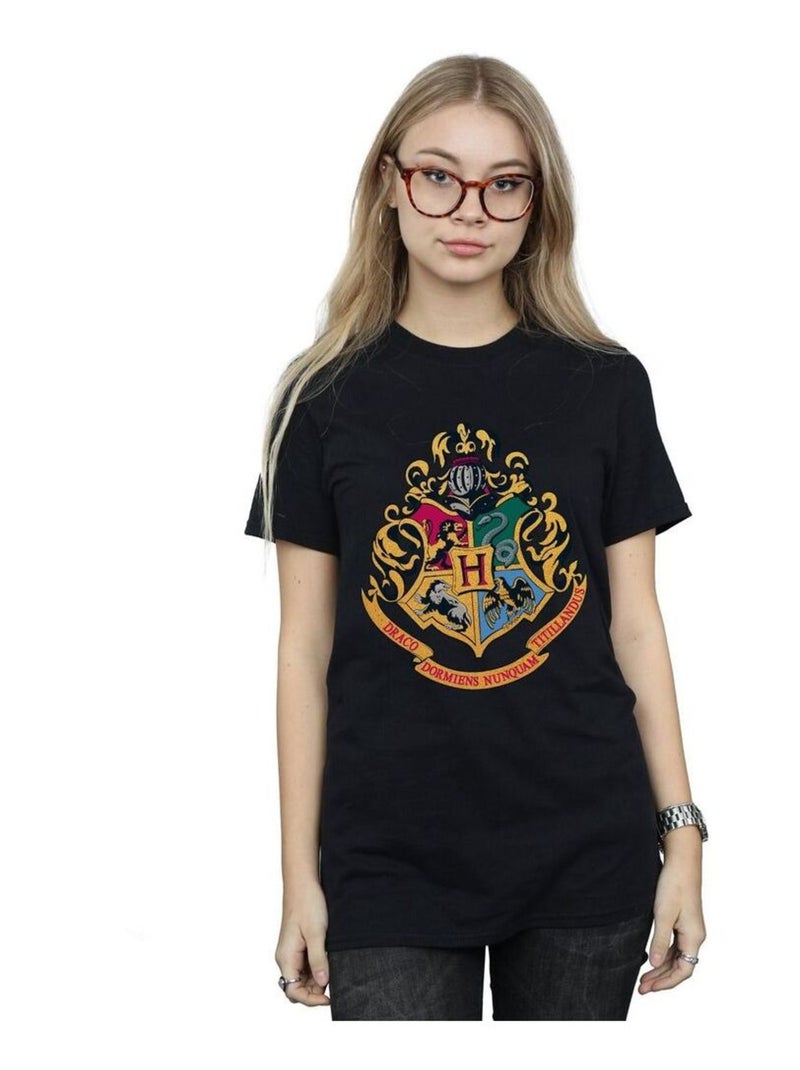 Harry Potter - T-shirt HOGWARTS Noir - Kiabi