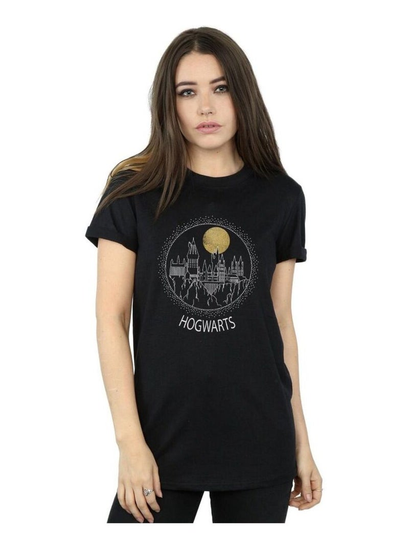 Harry Potter - T-shirt HOGWARTS Noir - Kiabi