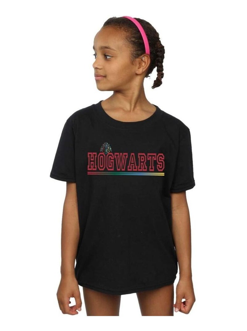 Harry Potter - T-shirt HOGWARTS Noir - Kiabi