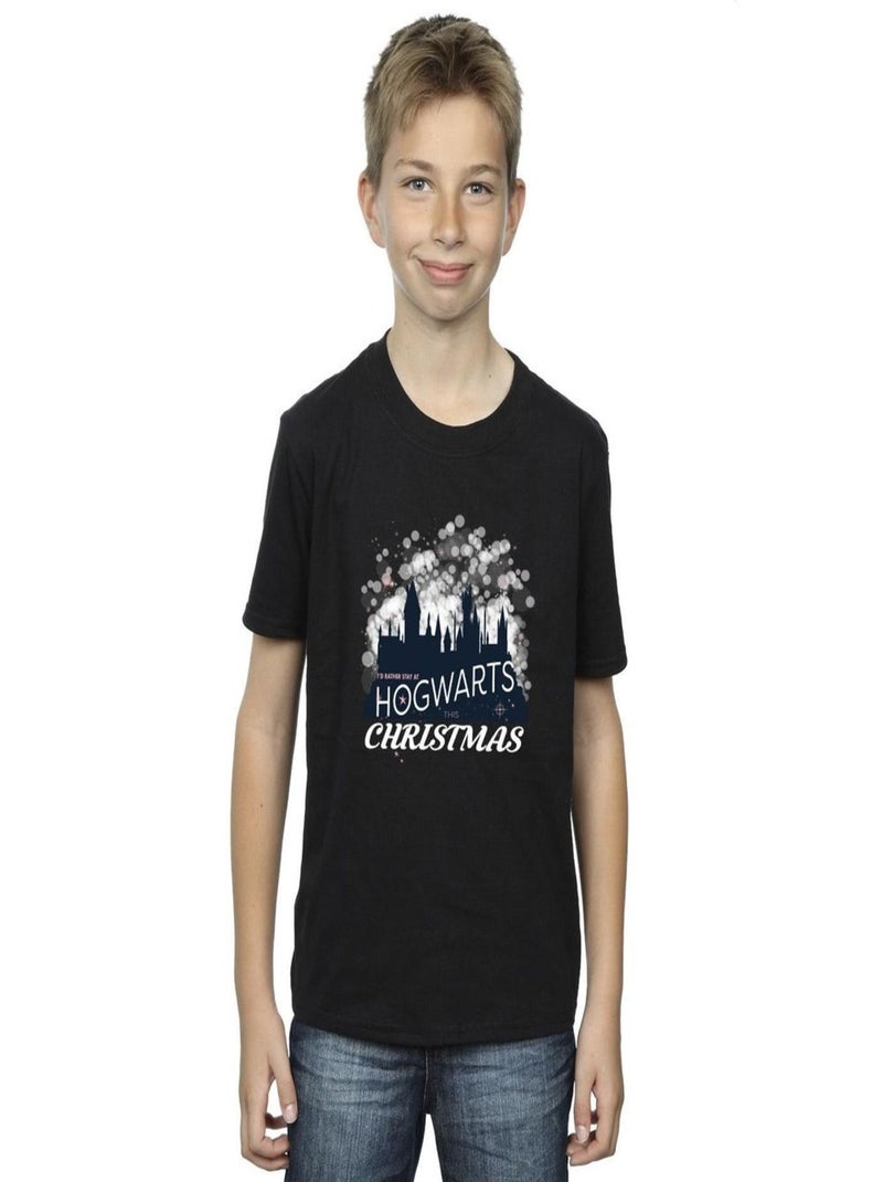 Harry Potter - T-shirt HOGWARTS Noir - Kiabi