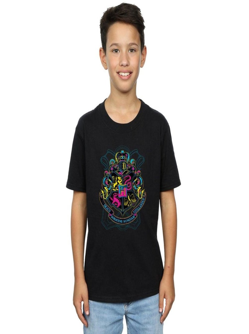 Harry Potter - T-shirt HOGWARTS Noir - Kiabi