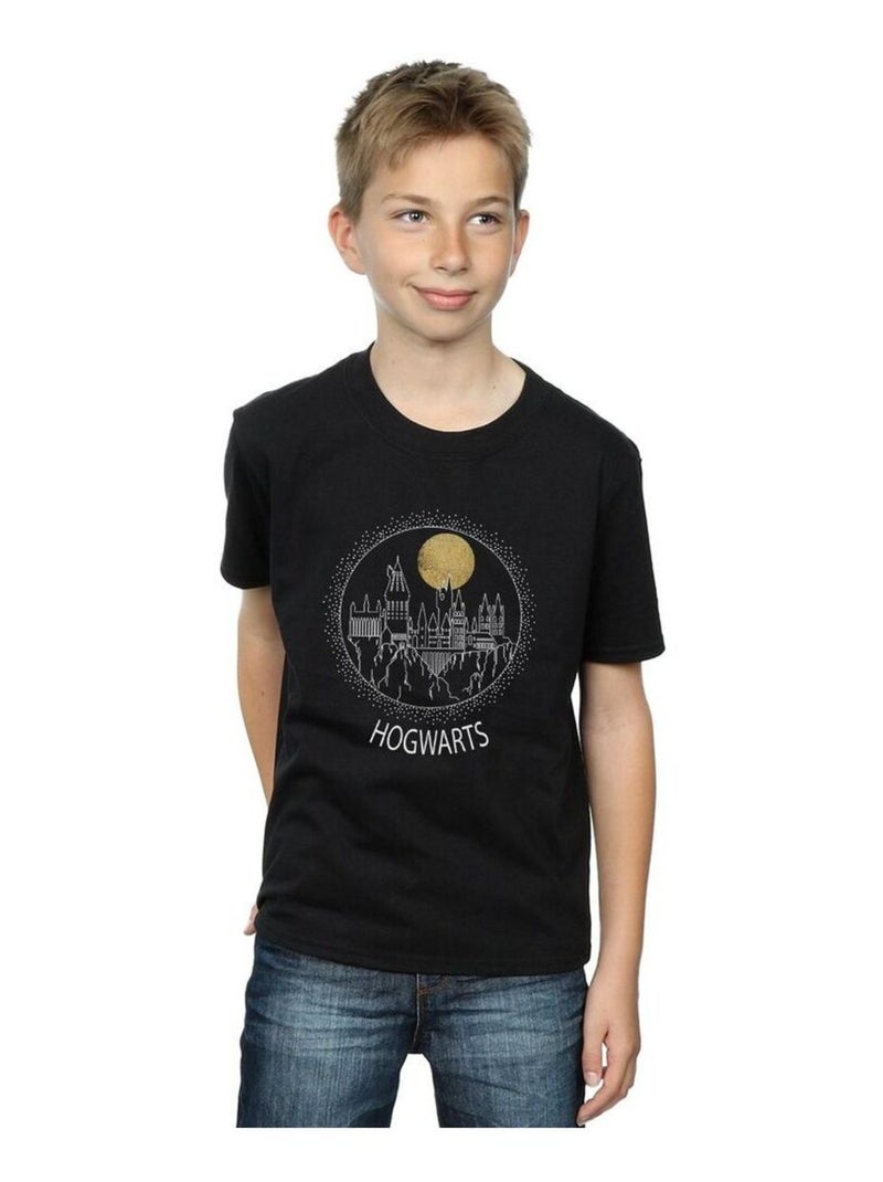 Harry Potter - T-shirt HOGWARTS Noir - Kiabi