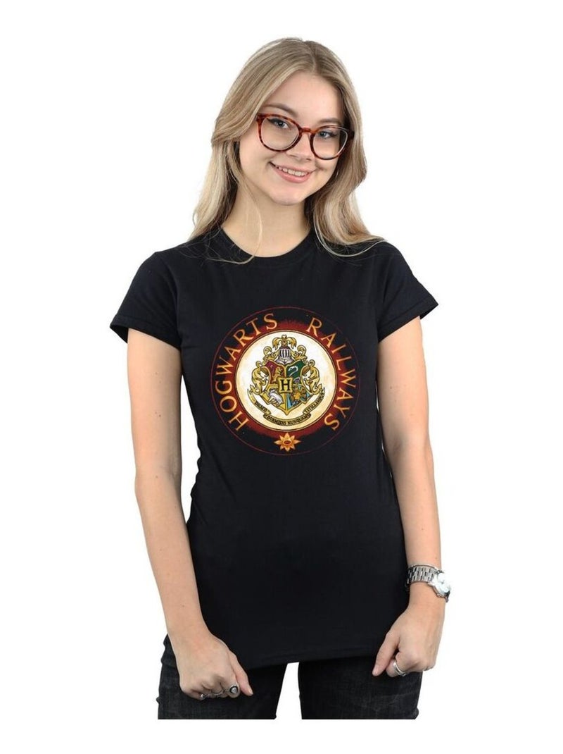 Harry Potter - T-shirt HOGWARTS Noir - Kiabi