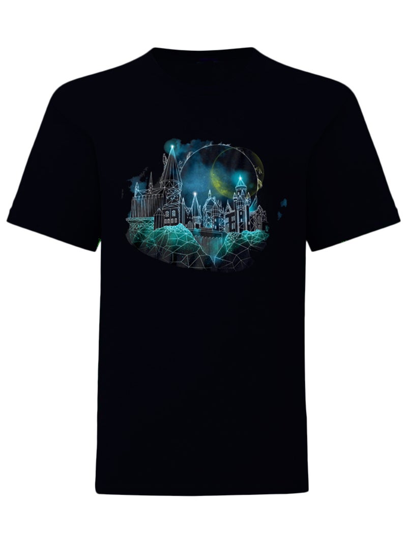 Harry Potter - T-shirt HOGWARTS Noir - Kiabi