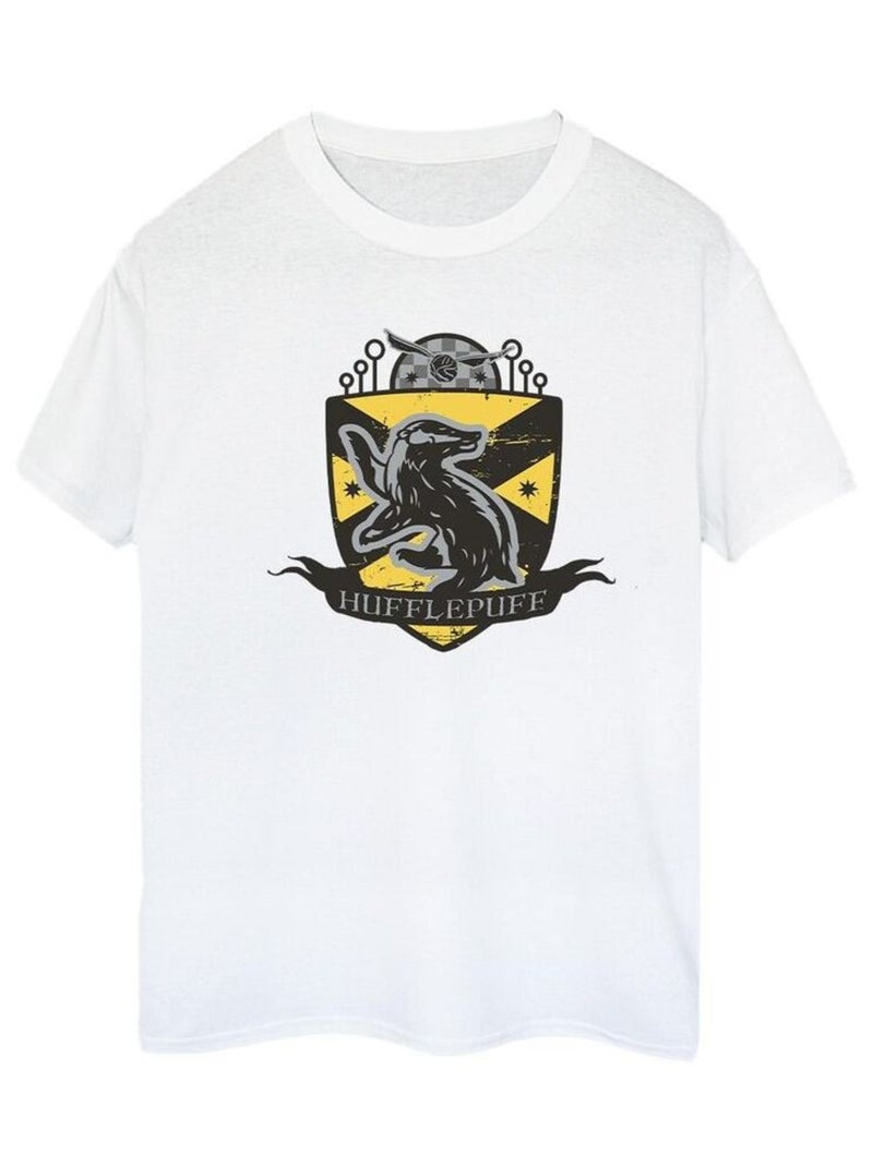 Harry Potter - T-shirt HUFFLEPUFF Blanc - Kiabi
