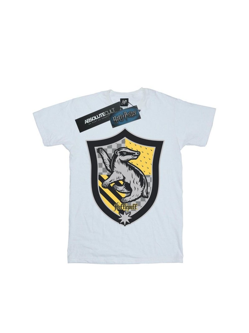Harry Potter - T-shirt HUFFLEPUFF Blanc - Kiabi