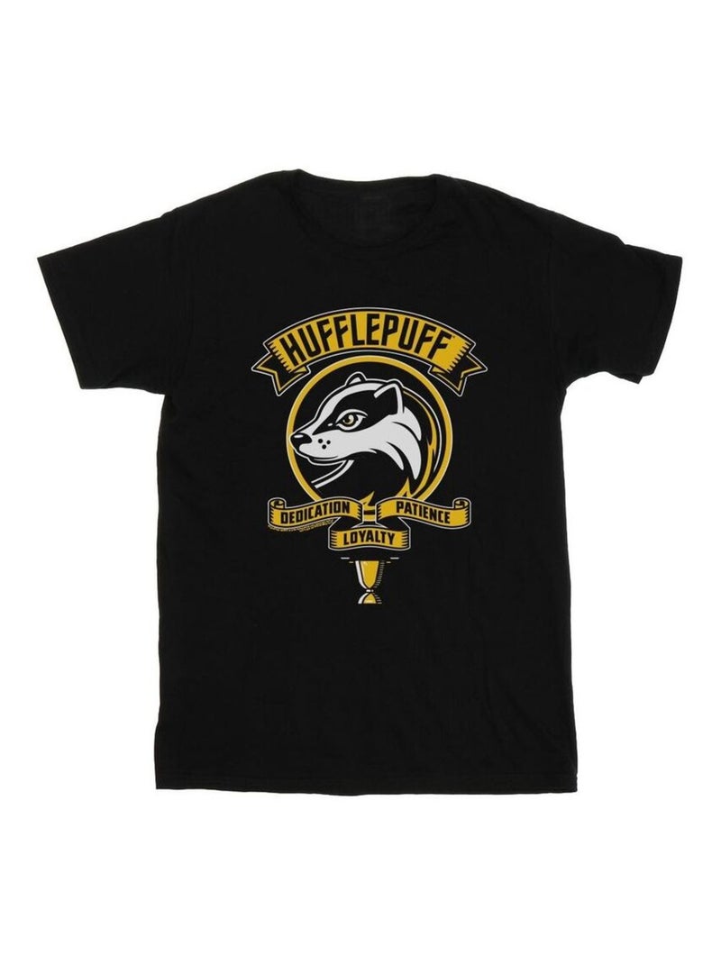 Harry Potter - T-shirt HUFFLEPUFF Noir - Kiabi