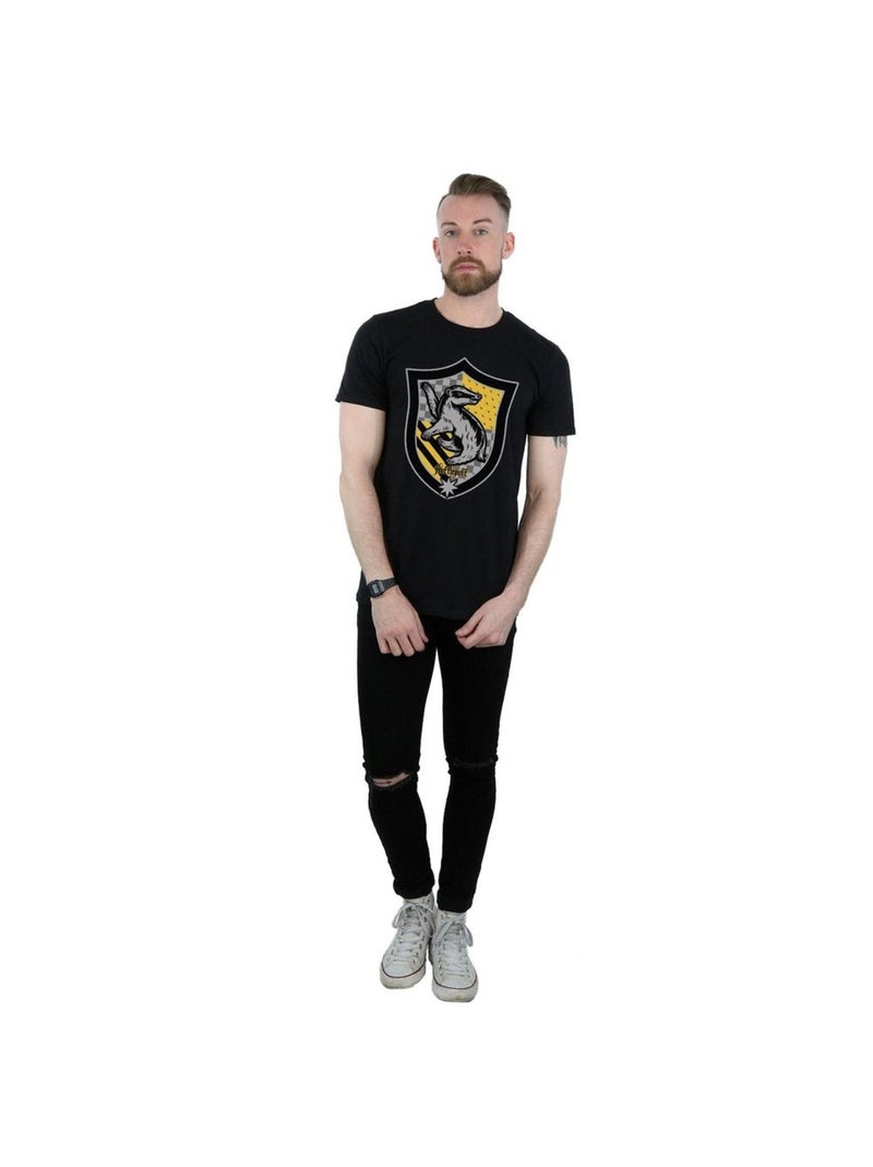 Harry Potter - T-shirt HUFFLEPUFF Noir - Kiabi