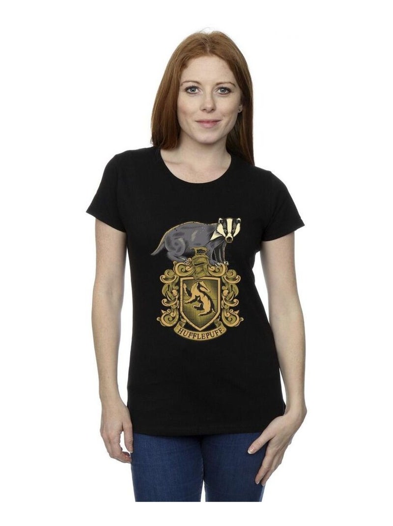 Harry Potter - T-shirt HUFFLEPUFF Noir - Kiabi
