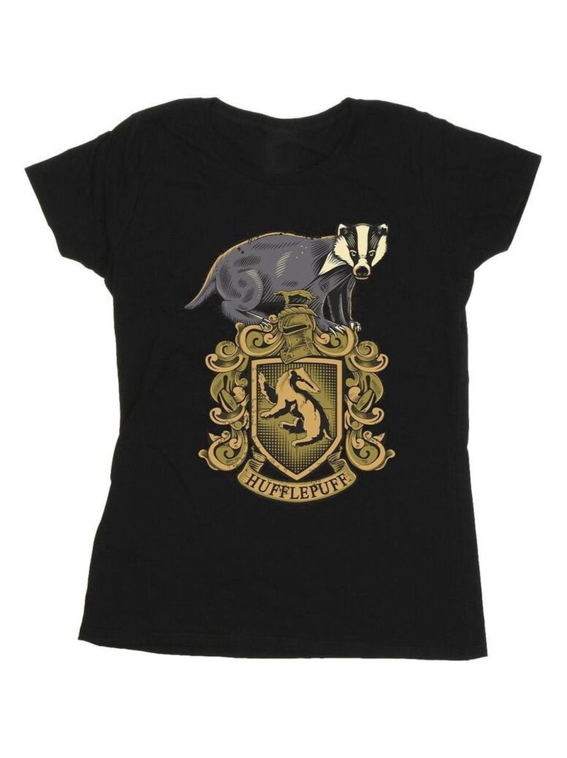 Harry Potter - T-shirt HUFFLEPUFF Noir - Kiabi