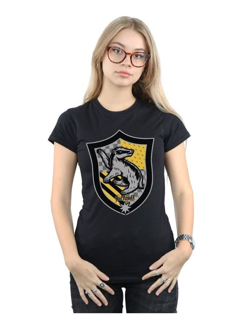Harry Potter - T-shirt HUFFLEPUFF Noir - Kiabi