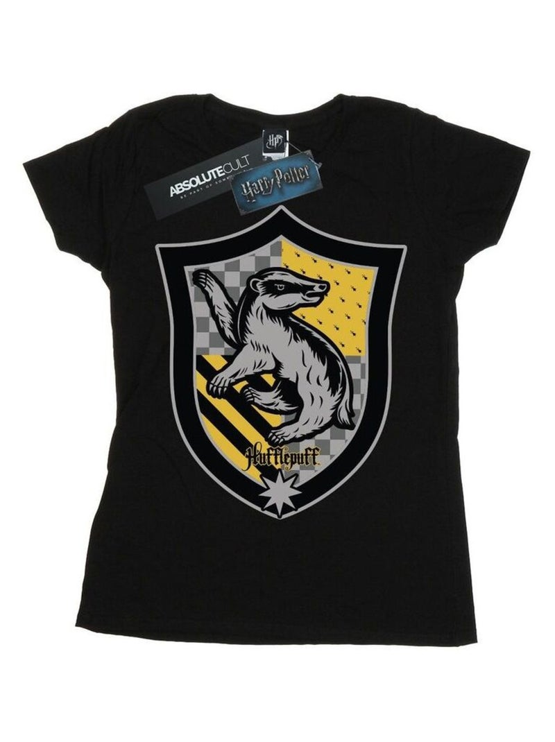 Harry Potter - T-shirt HUFFLEPUFF Noir - Kiabi