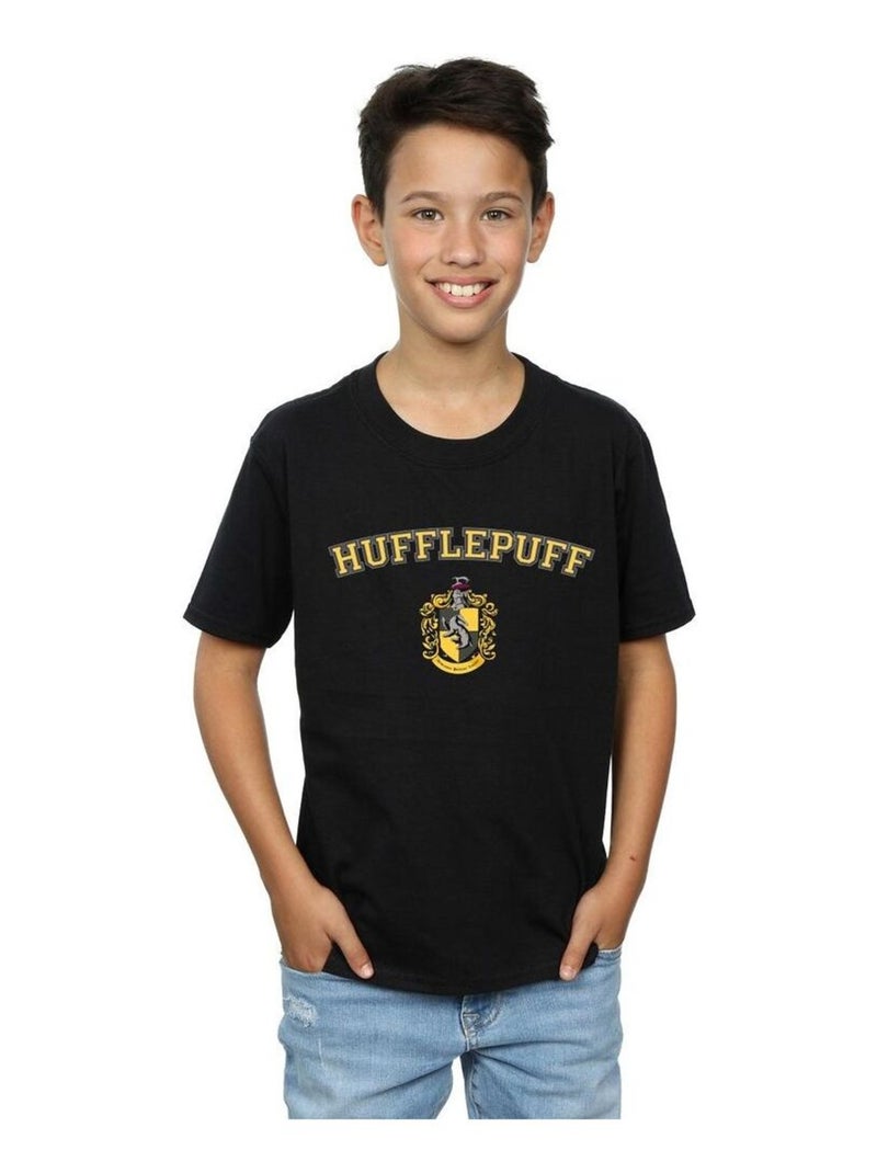 Harry Potter - T-shirt HUFFLEPUFF Noir - Kiabi