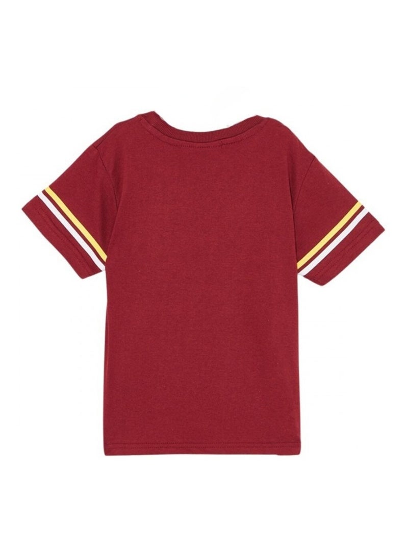 Harry Potter - T-shirt imprimé Harry Potter en coton Bordeaux - Kiabi