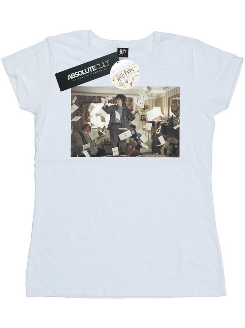 Harry Potter - T-shirt LETTER FROM HOGWARTS Blanc - Kiabi