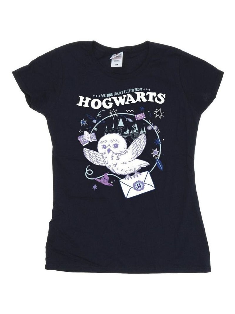 Harry Potter - T-shirt LETTER FROM HOGWARTS Bleu marine - Kiabi
