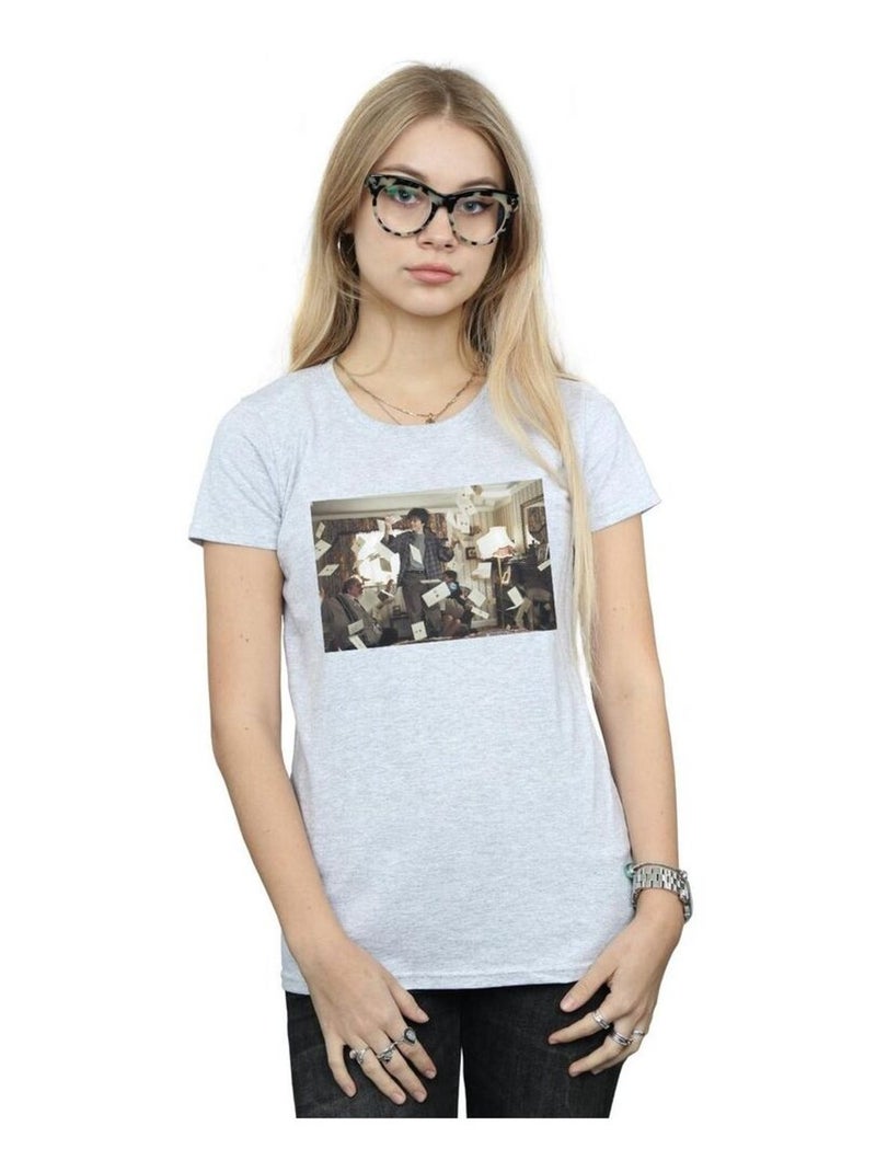 Harry Potter - T-shirt LETTER FROM HOGWARTS Gris chiné - Kiabi