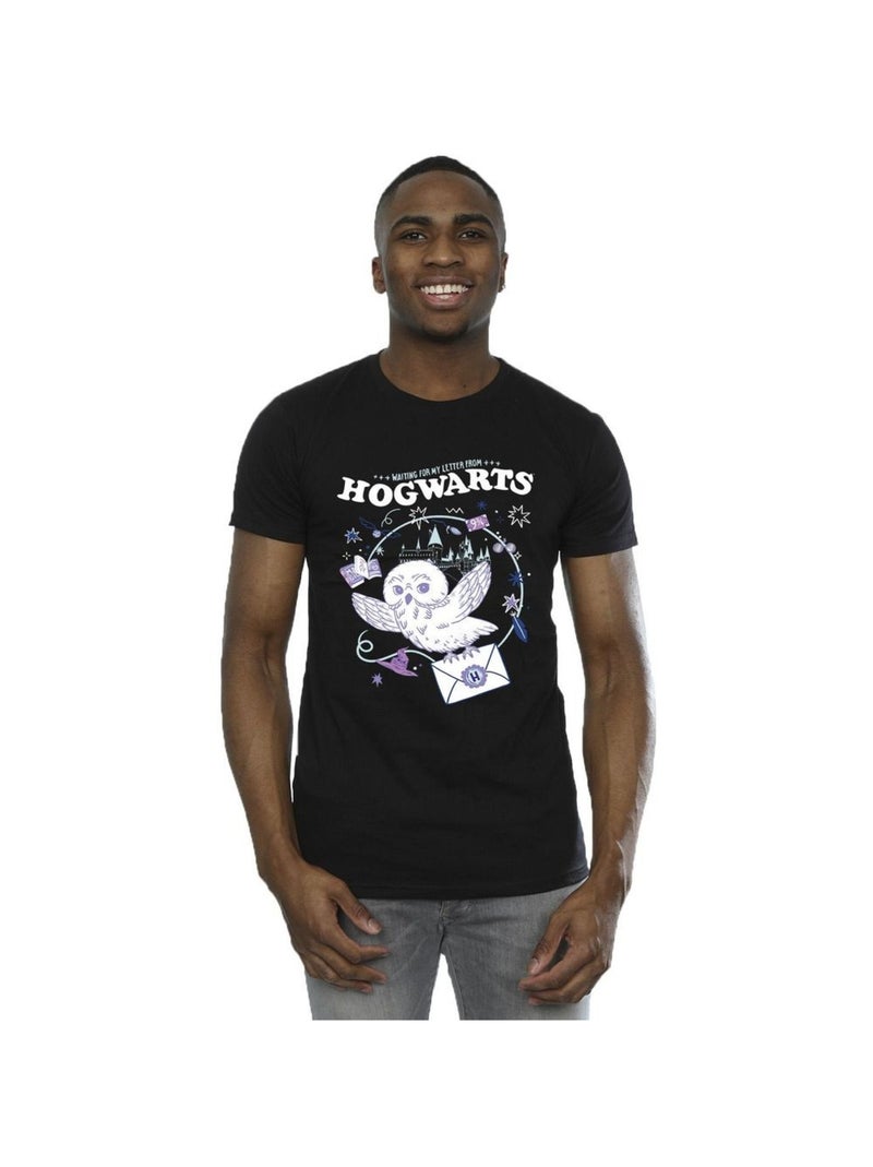 Harry Potter - T-shirt LETTER FROM HOGWARTS Noir - Kiabi