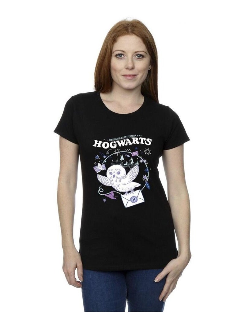 Harry Potter - T-shirt LETTER FROM HOGWARTS Noir - Kiabi