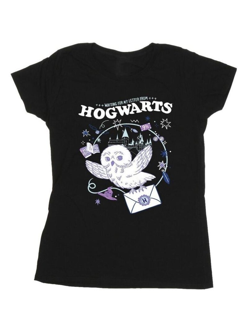 Harry Potter - T-shirt LETTER FROM HOGWARTS Noir - Kiabi
