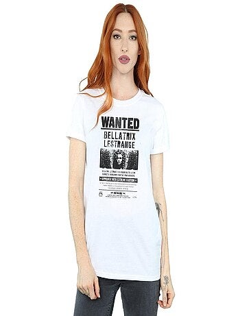 Harry Potter - T-shirt motif Bellatrix Lestrange motif/style poster 'Wanted' (Bellatrix Lestrange)