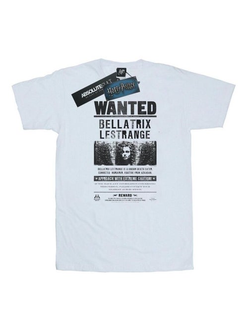 Harry Potter - T-shirt motif Bellatrix Lestrange motif/style poster 'Wanted' (Bellatrix Lestrange) - Kiabi Harry Potter - T-shirt motif Bellatrix Lestrange motif/style poster 'Wanted' (Bellatrix Lestrange) - Kiabi