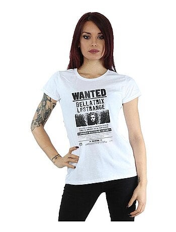 Harry Potter - T-shirt motif Bellatrix Lestrange motif/style poster 'Wanted' (Bellatrix Lestrange)