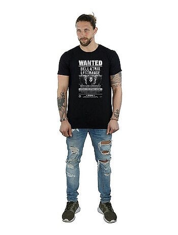 Harry Potter - T-shirt motif Bellatrix Lestrange motif/style poster 'Wanted' (Bellatrix Lestrange)