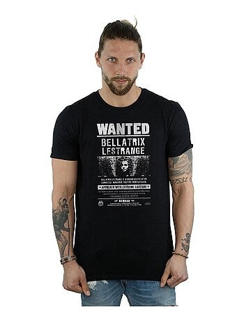Harry Potter - T-shirt motif Bellatrix Lestrange motif/style poster 'Wanted' (Bellatrix Lestrange)