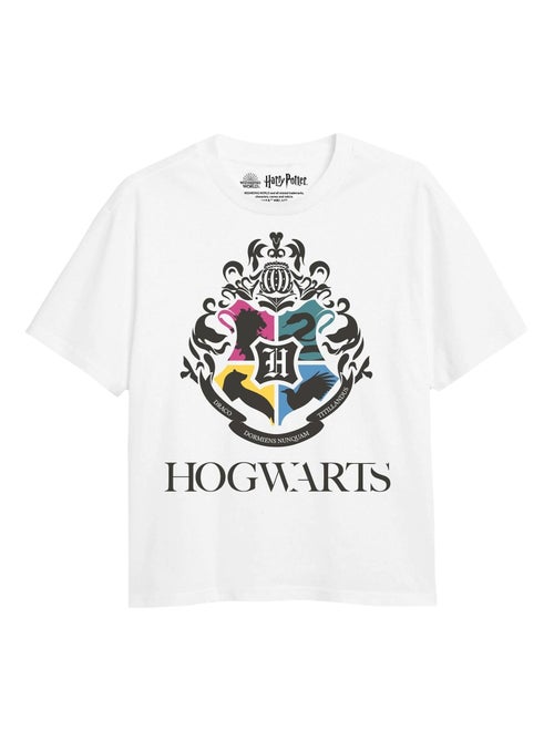 Harry Potter - T-shirt motif maisons de Poudlard - Kiabi