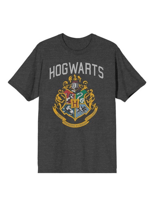 Harry Potter - T-shirt motif/style emblèmes des maisons HOGWARTS - Kiabi