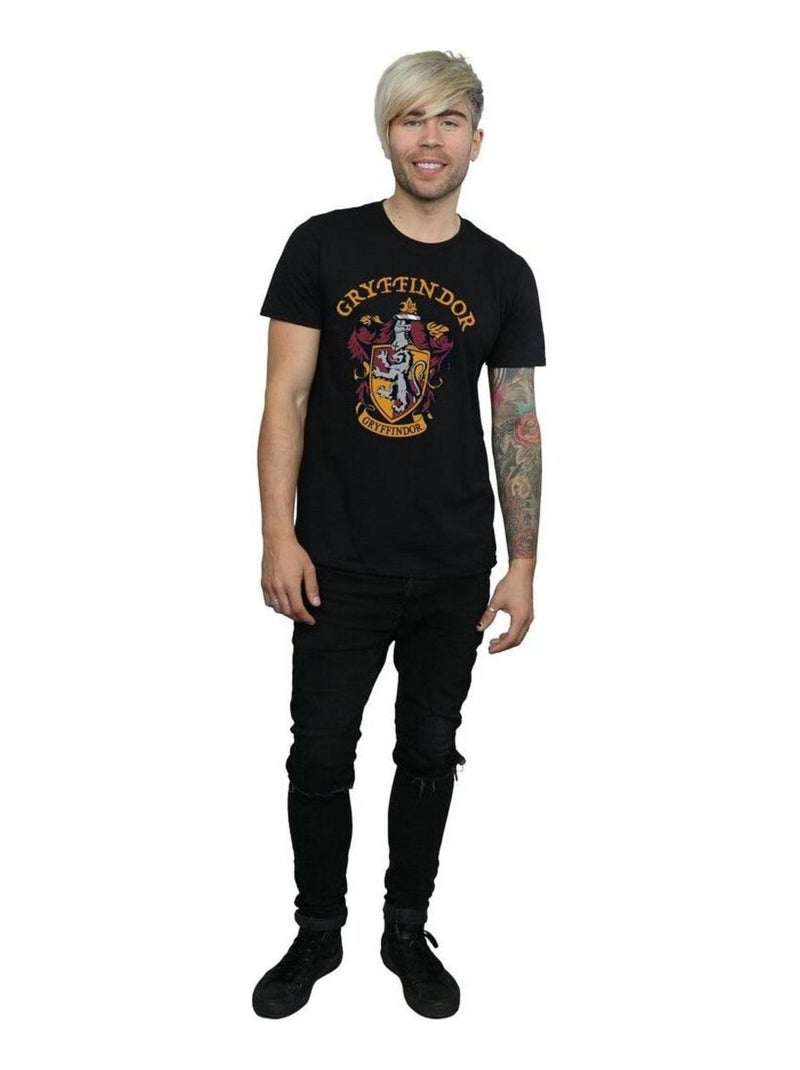 Harry Potter - T-shirt motif/style Gryffondor Noir - Kiabi