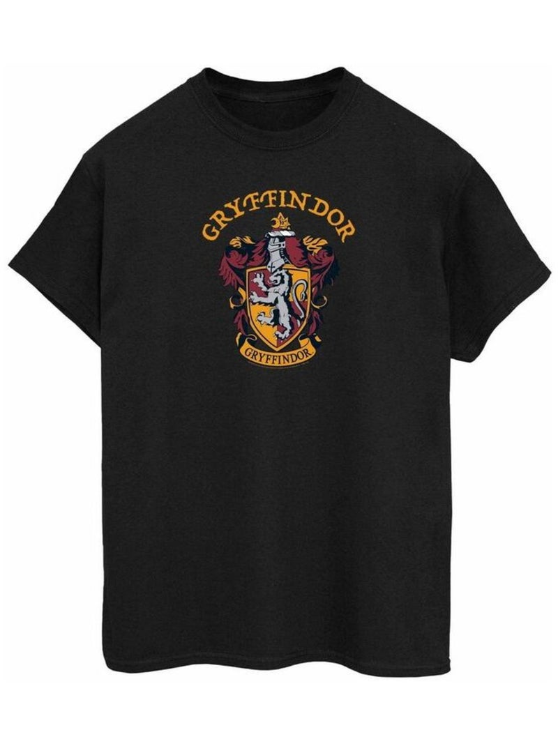 Harry Potter - T-shirt motif/style Gryffondor Noir - Kiabi