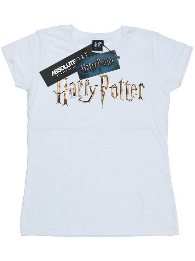 Harry Potter - T-shirt motif/style logo Blanc - Kiabi