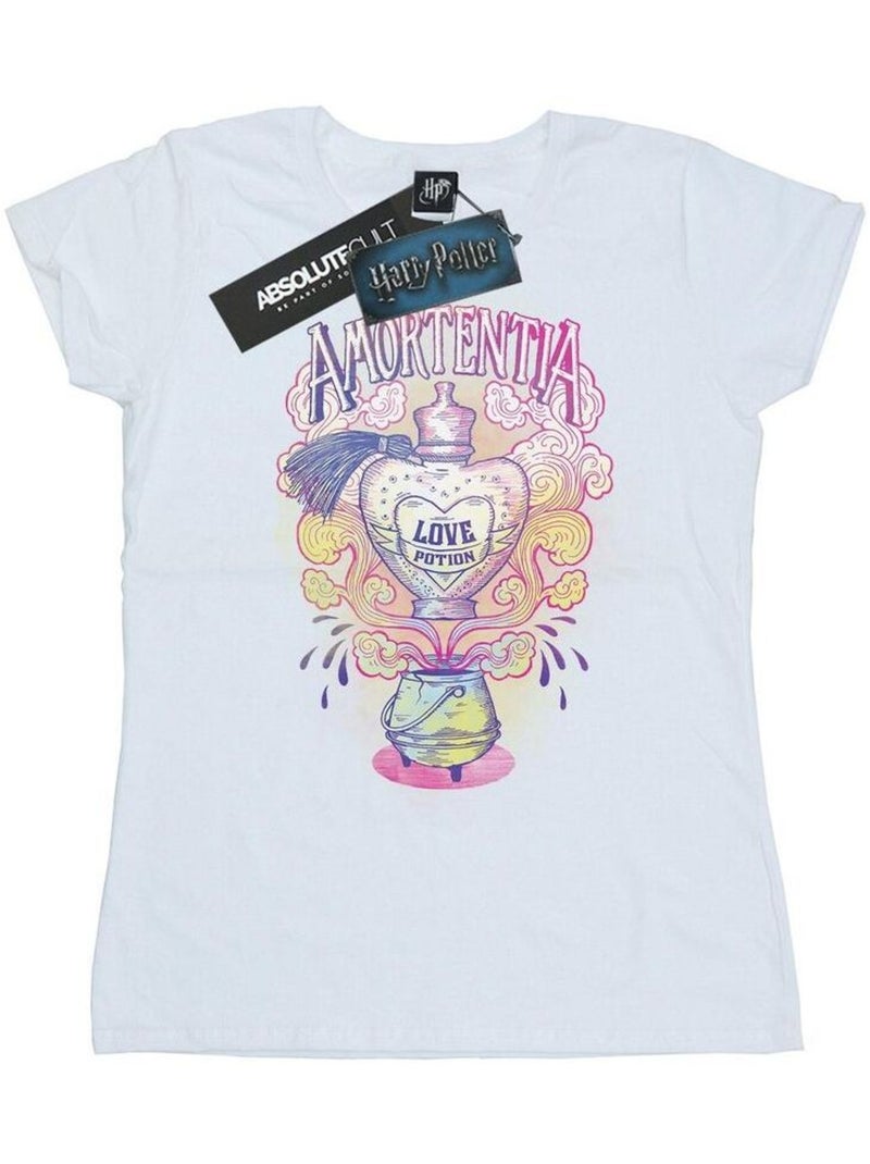 Harry Potter - T-shirt motif/style Love Potion Blanc - Kiabi