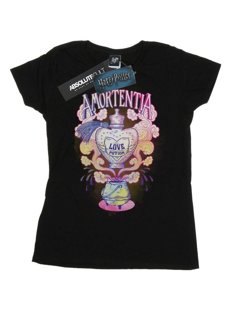 Harry Potter - T-shirt motif/style Love Potion Noir - Kiabi