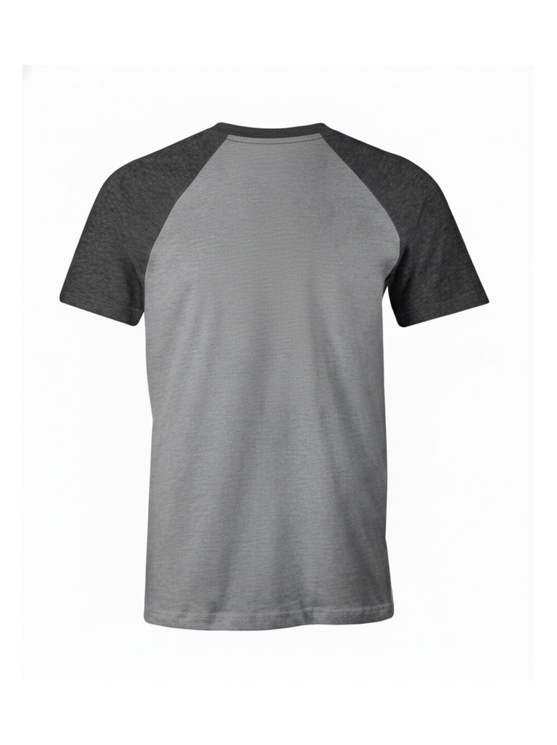 Harry Potter - T-shirt motif/style Poudlard ACADEMIC Gris chiné - Kiabi