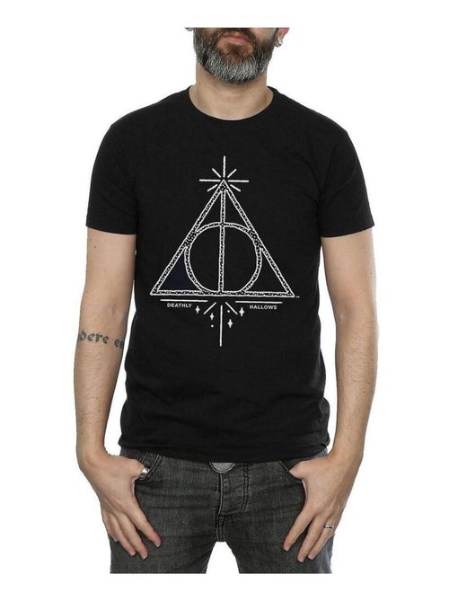 Harry Potter - T-shirt motif/style reliques de la mort - Kiabi