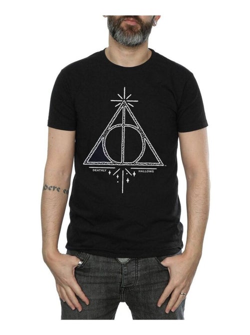 Harry Potter - T-shirt motif/style reliques de la mort - Kiabi