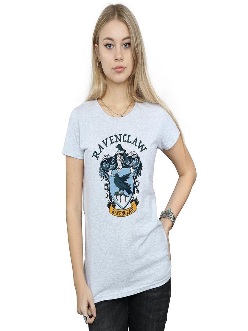 Harry Potter - T-shirt motif/style Serdaigle Blanc - Kiabi
