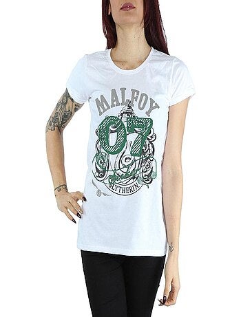 Harry Potter - T-shirt motif/style Serpentard MALFOY