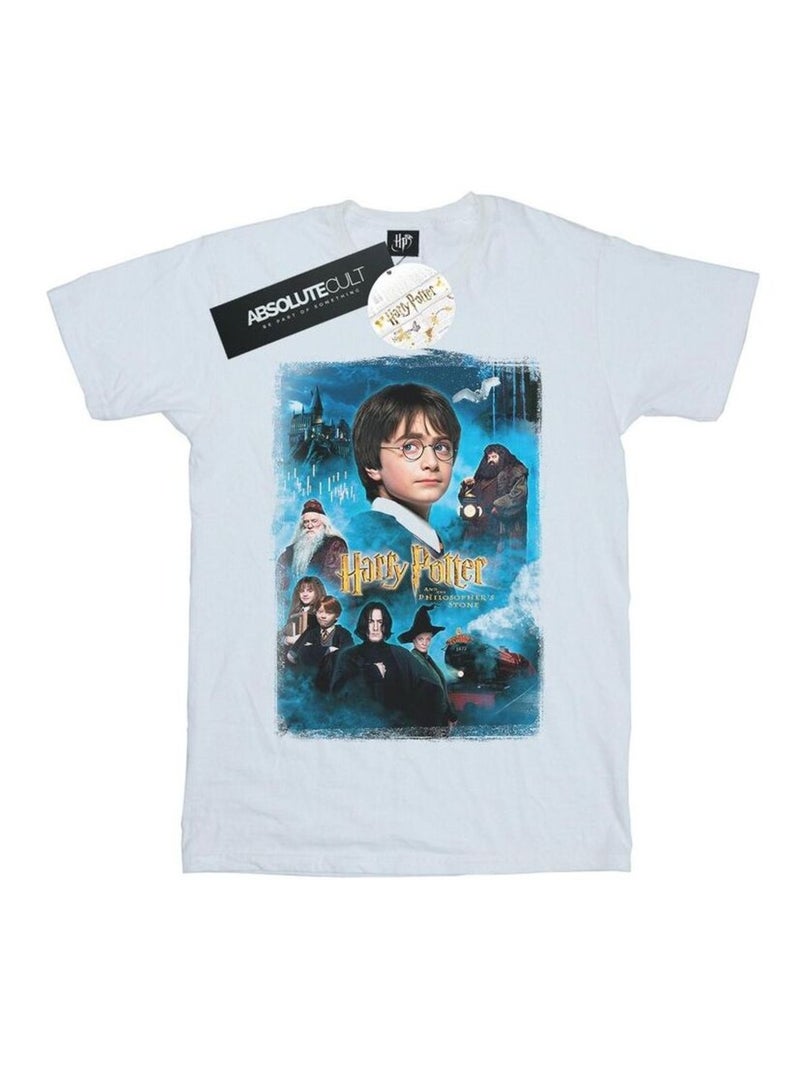 Harry Potter - T-shirt PHILOSOPHER'S STONE Blanc - Kiabi