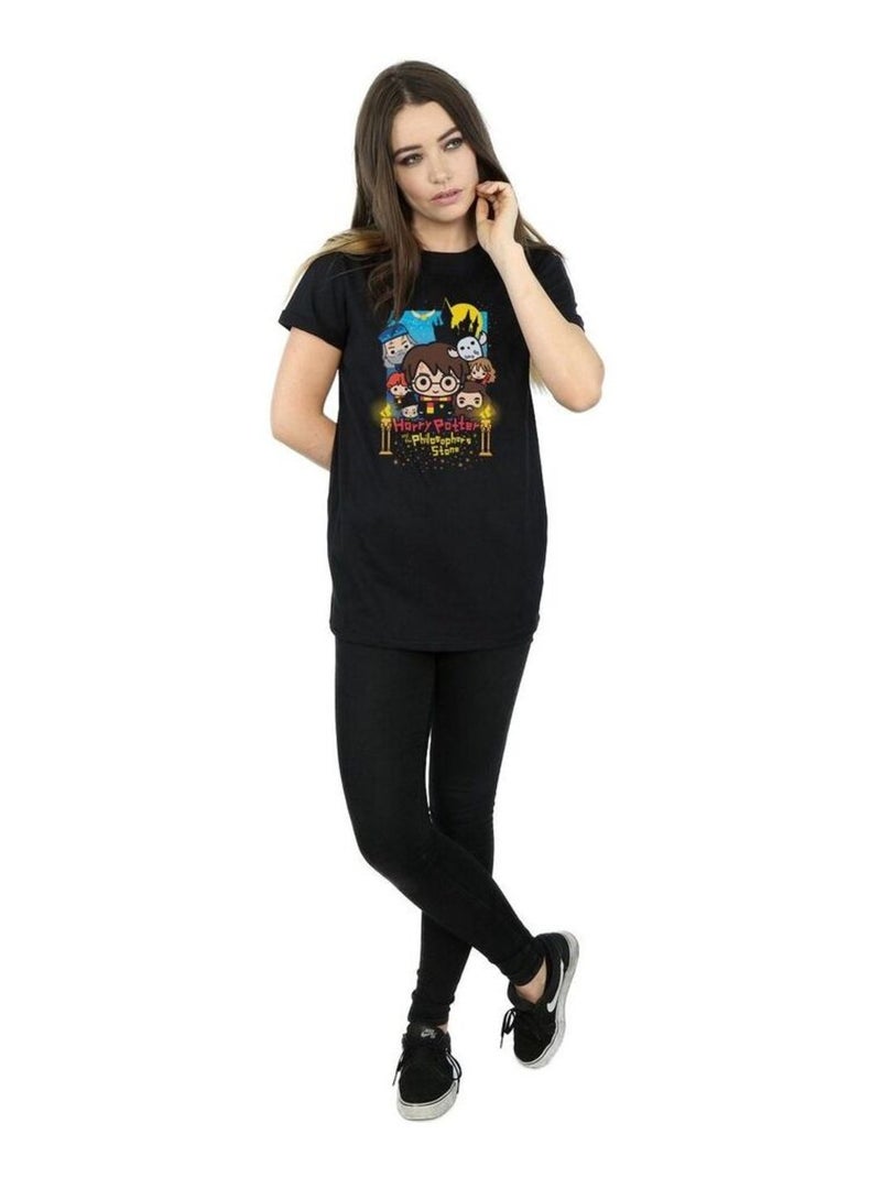 Harry Potter - T-shirt PHILOSOPHER'S STONE JUNIOR Noir - Kiabi