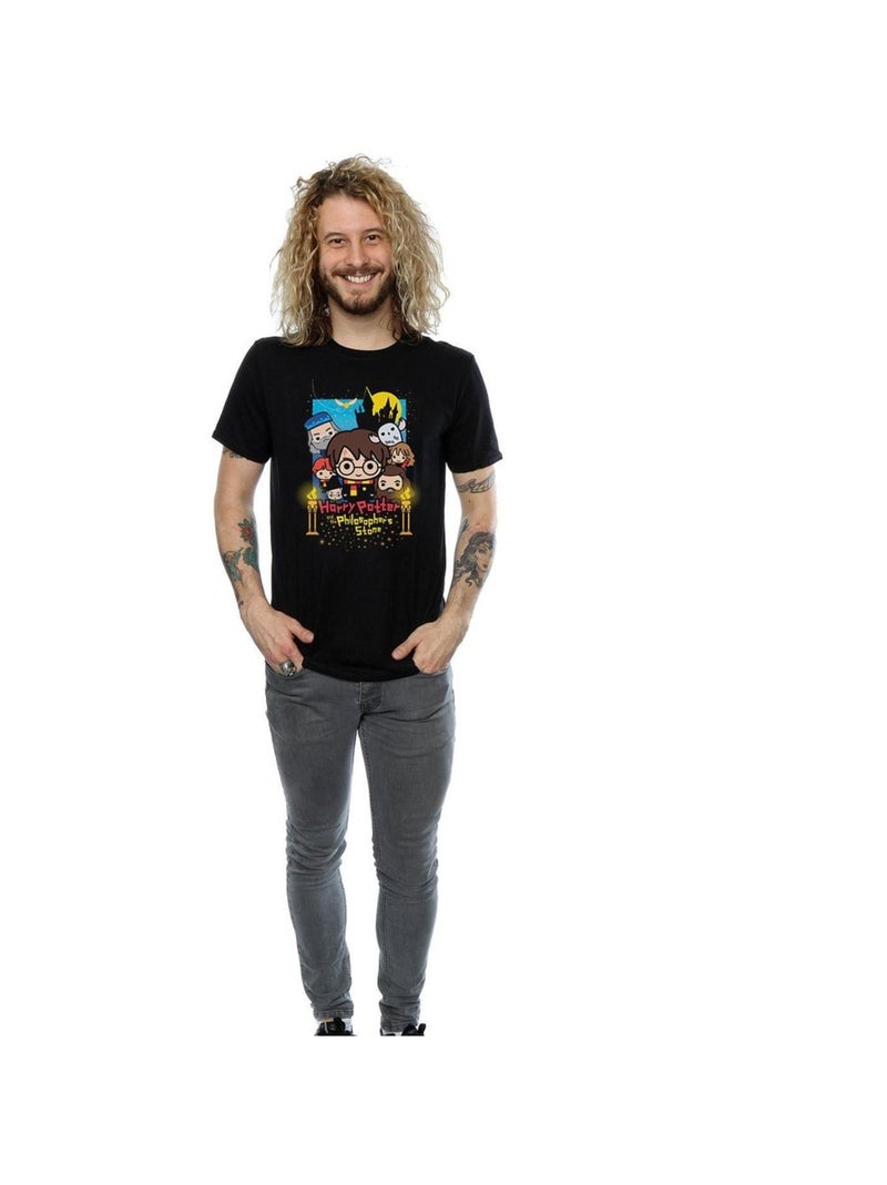 Harry Potter - T-shirt PHILOSOPHER'S STONE JUNIOR Noir - Kiabi