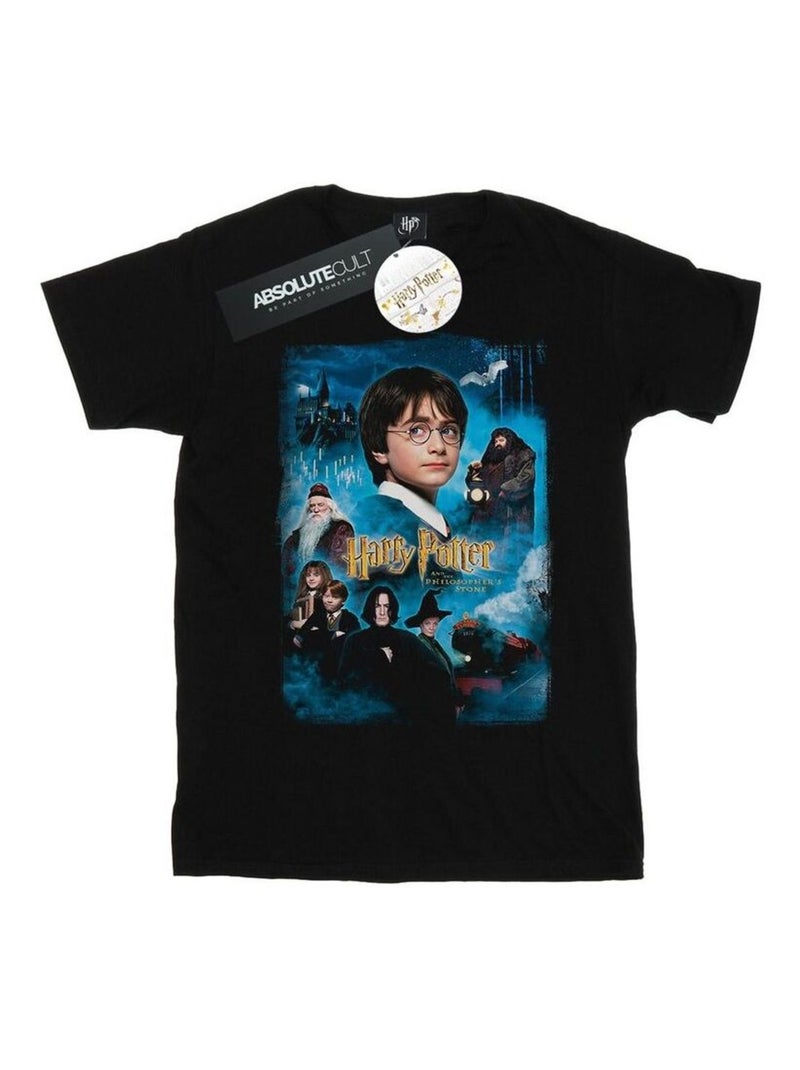 Harry Potter - T-shirt PHILOSOPHER'S STONE Noir - Kiabi