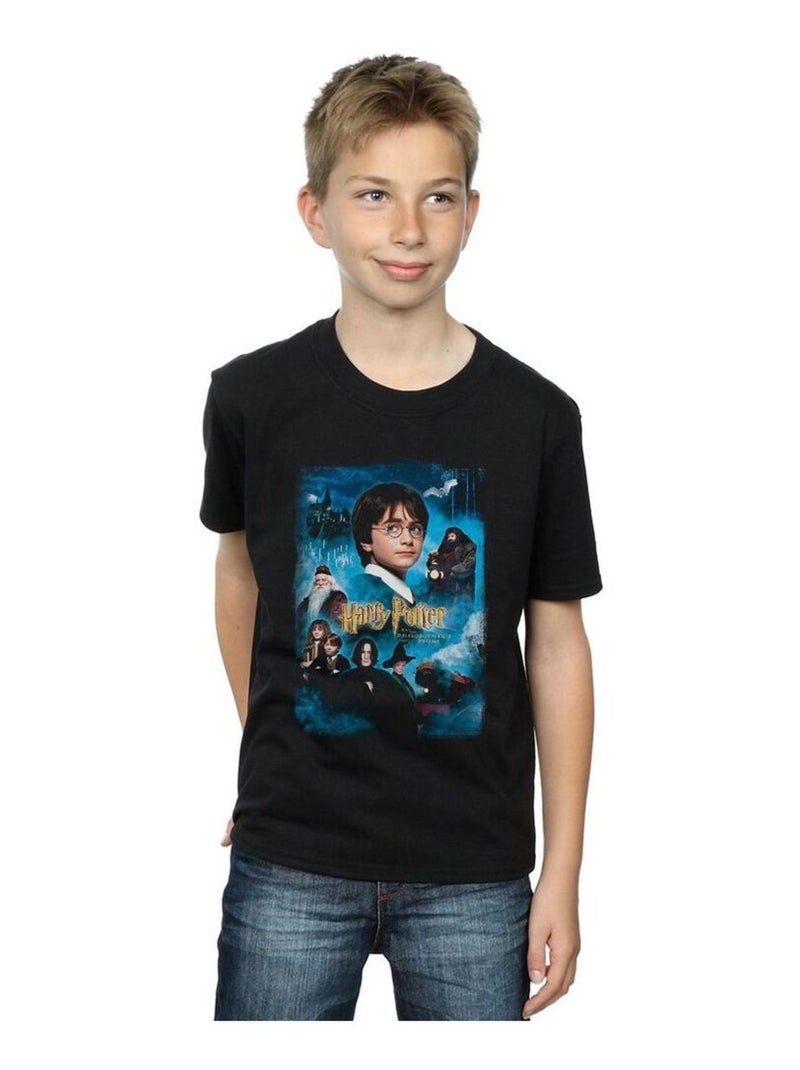 Harry Potter - T-shirt PHILOSOPHER'S STONE Noir - Kiabi
