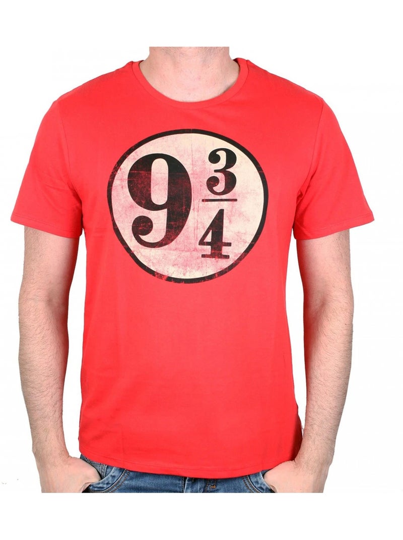 Harry Potter - T-shirt PLATFORM 3/4 Rouge - Kiabi
